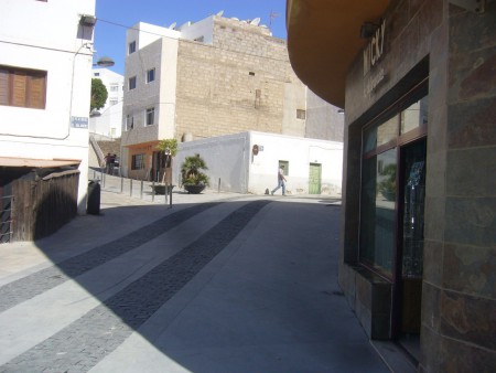 reforma zona comercial abierta de las calle manuel velazquez cabrera y nuestra Sra del Carmen en Morro Jable, Fuerteventura